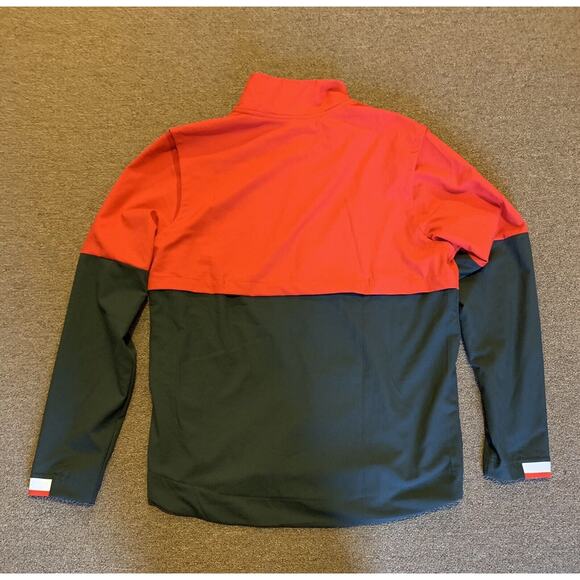 Nike Dri-Fit Ohio State Buckeyes Men's Full-Zip Red Collared Sweatshirt Size M - Picture 6 of 7